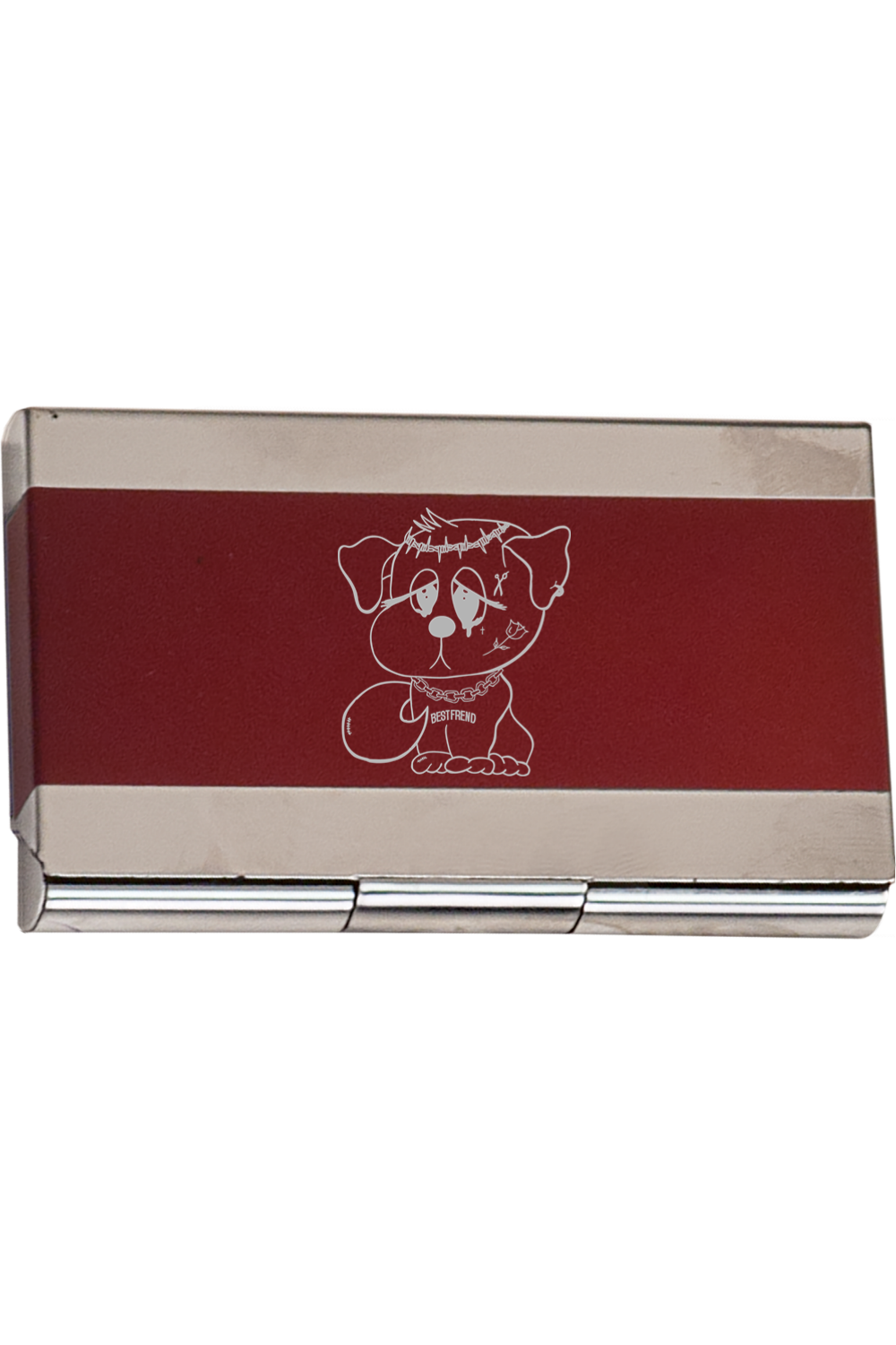 3 3/4" x 2 1/2" Laserable Business Card Holder