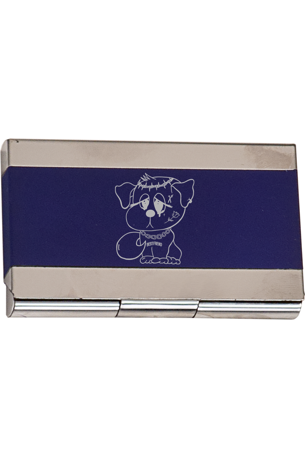 3 3/4" x 2 1/2" Laserable Business Card Holder