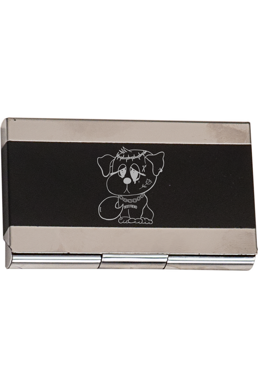3 3/4" x 2 1/2" Laserable Business Card Holder