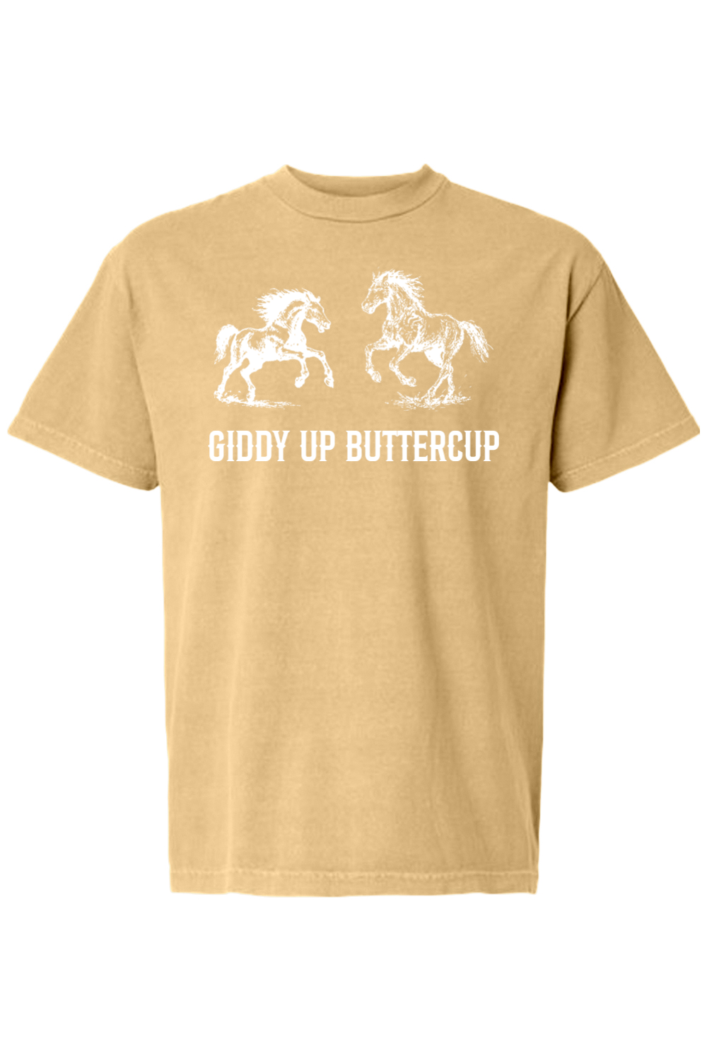 Giddy Up Garment-Dyed Heavyweight Cotton Tee