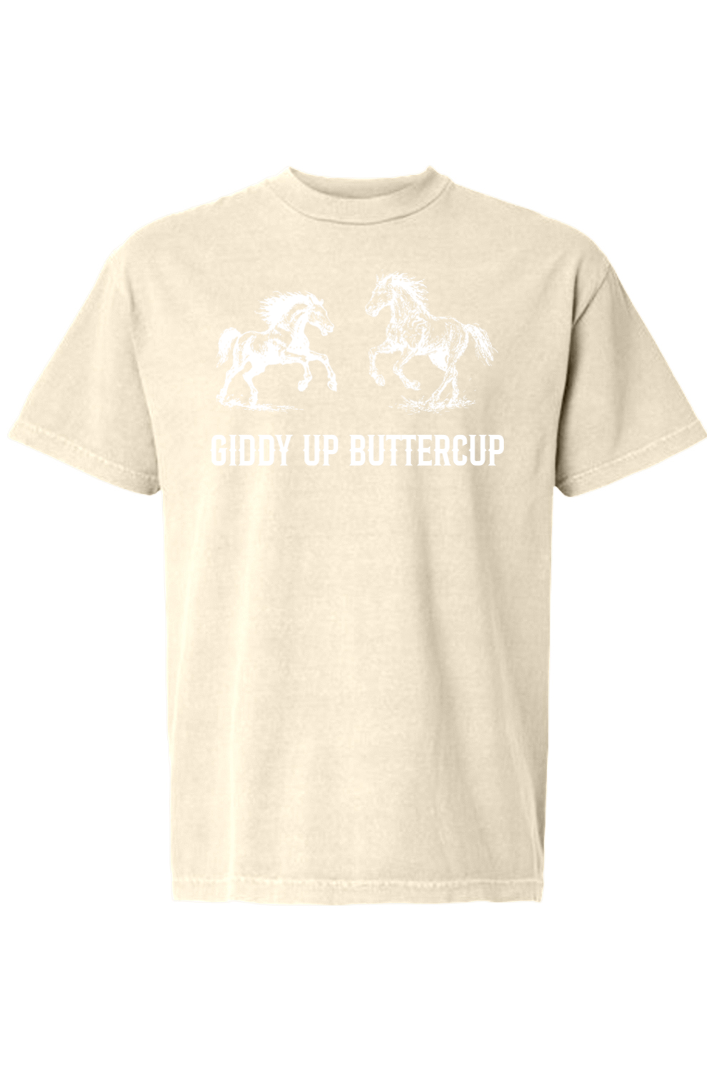 Giddy Up Garment-Dyed Heavyweight Cotton Tee